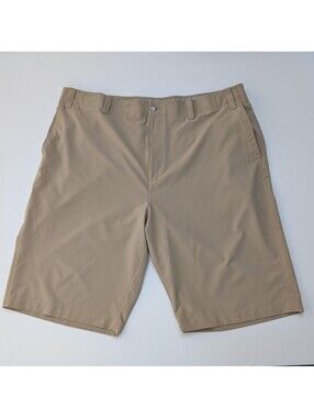 Callaway Golf Shorts Mens 42T Tan Khaki 12” Inseam Stretch Performance